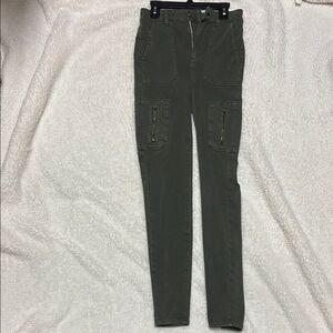 Olive Green Cargo Pants